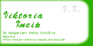 viktoria kneip business card